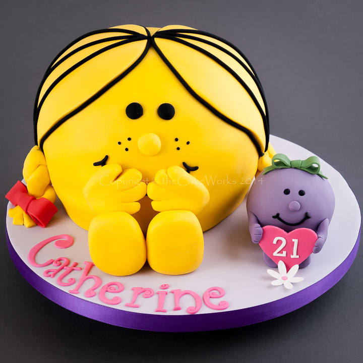 Little Miss Sunshine 21st birthday cake