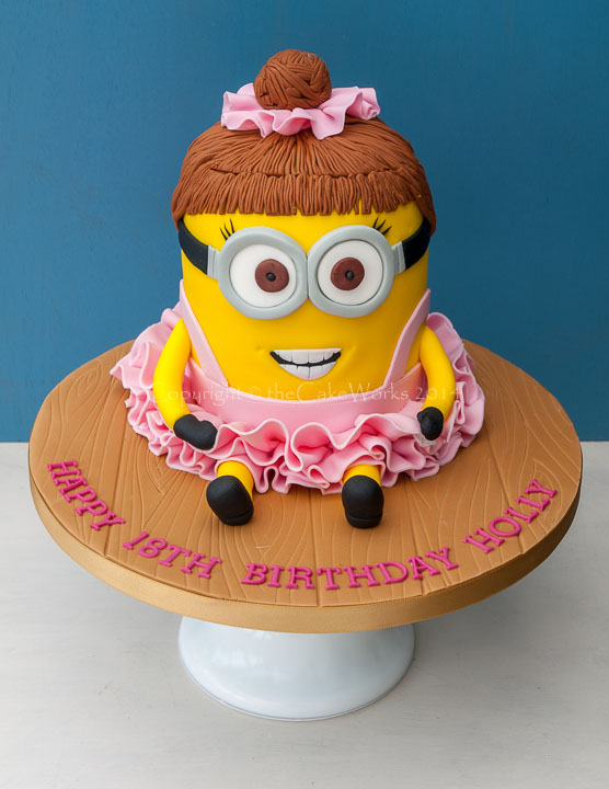 Minion Ballerina cake. 18th Birthday.