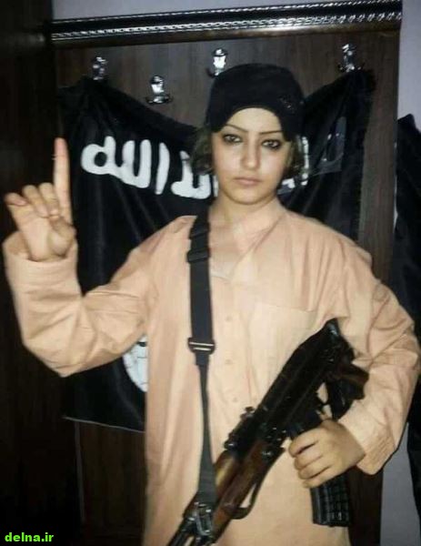 عکس کشف حجاب دختر داعشی عراق