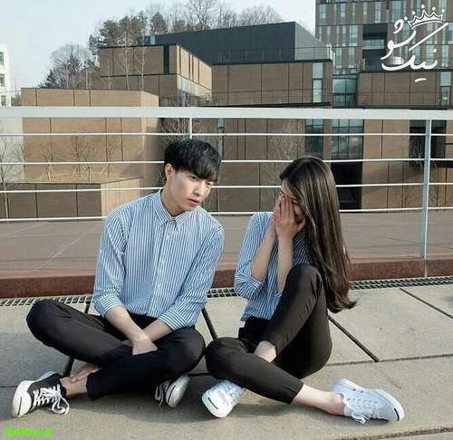 عکسهای عاشقانه دونفره دختر و پسر با لباس ست عکسهای عاشقانه دونفره دختر و پسر با لباس ست