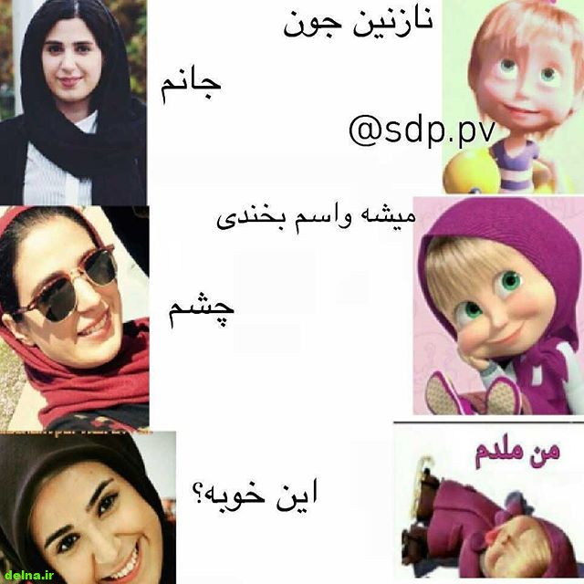 کار جذاب و زیبا با عکس های نازنین پیرکاری مجری