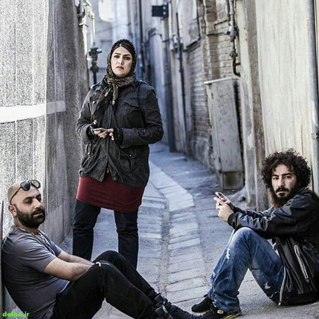 عکس نوشته فیلم لاتاری سه نفره دختر و پسره