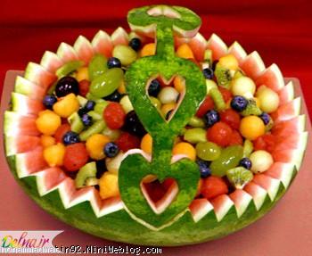 تزیین میوه شب یلدا